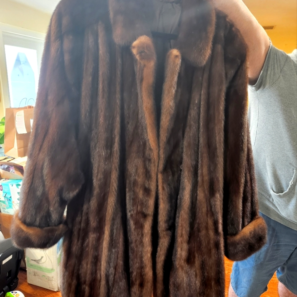 Mink winter coat